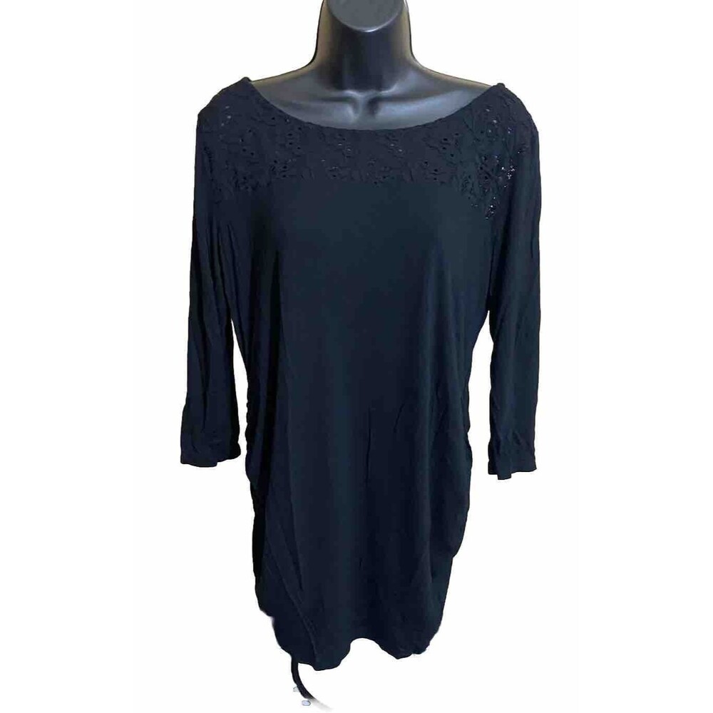 Motherhood Maternity Women’s Black Long Sleeve Top Size Large